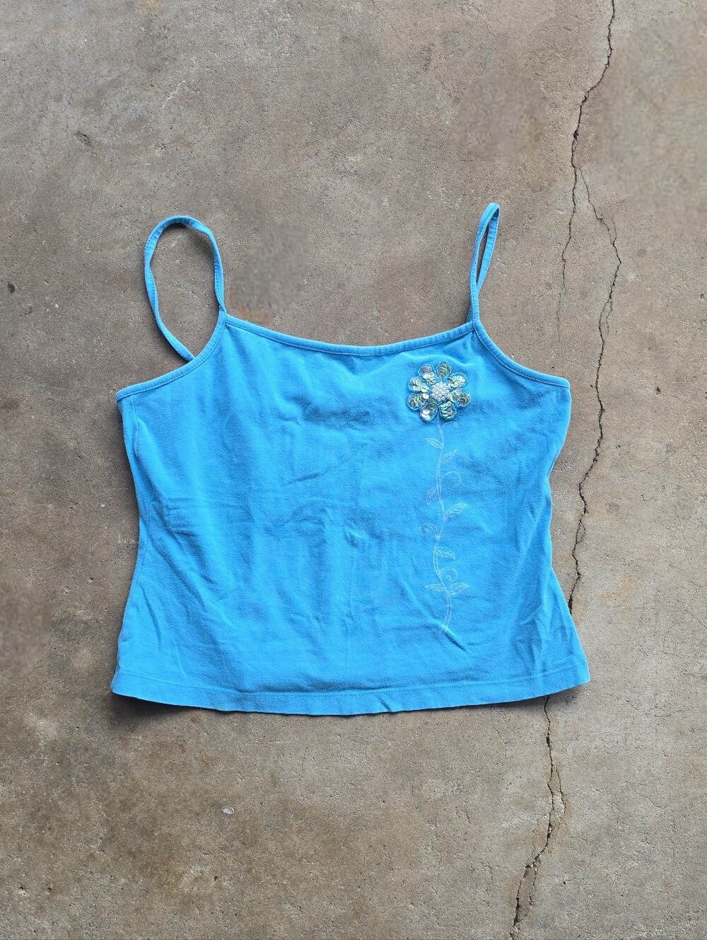 vtg y2k beaded fairy cami